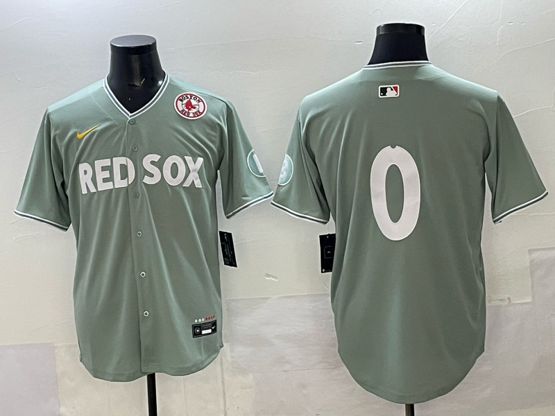 Men Boston Red Sox  #0 green Game 2025 Nike MLB Jersey 005->boston red sox->MLB Jersey